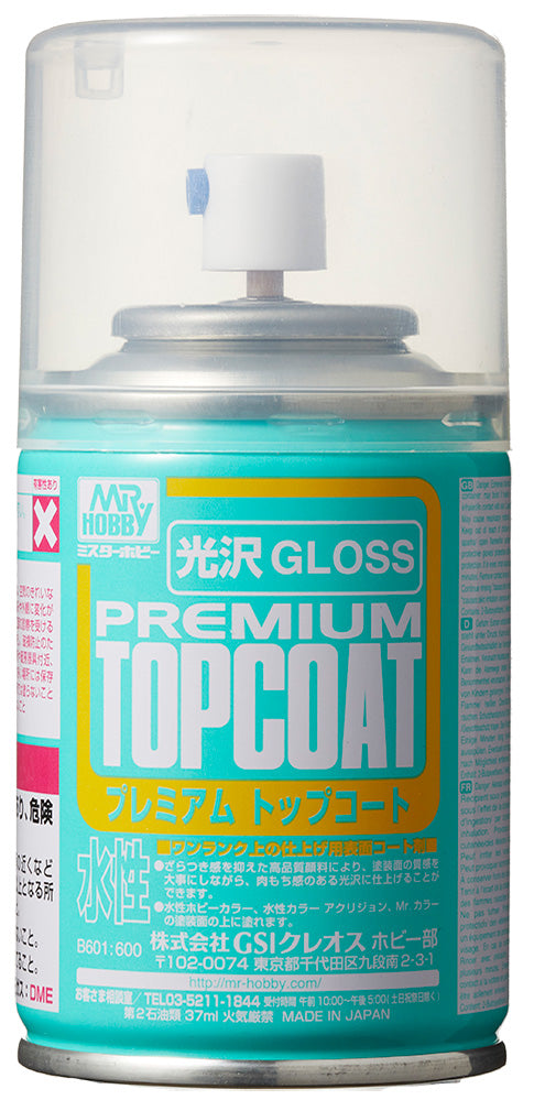 Mr Hobby Mr Premium Topcoat Gloss - 37ml | 4973028736946