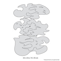IWATA Artool True Fire Nano Freehand Airbrush Template by Mike Lavallee | 758240150688