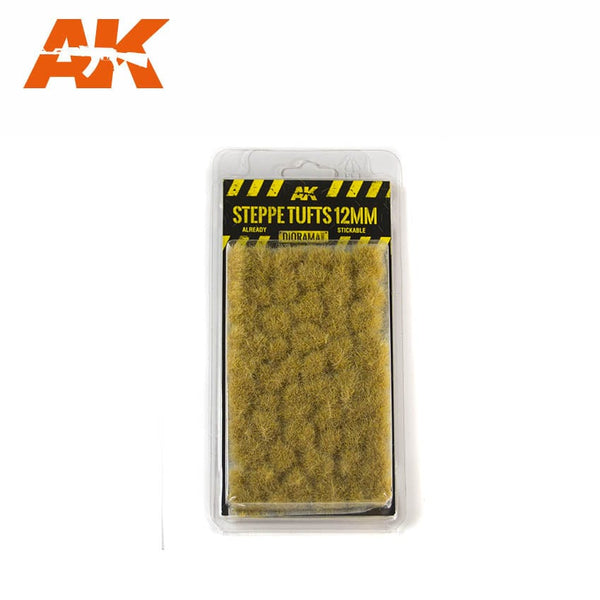 AK Interactive Steppe Tufts 12mm