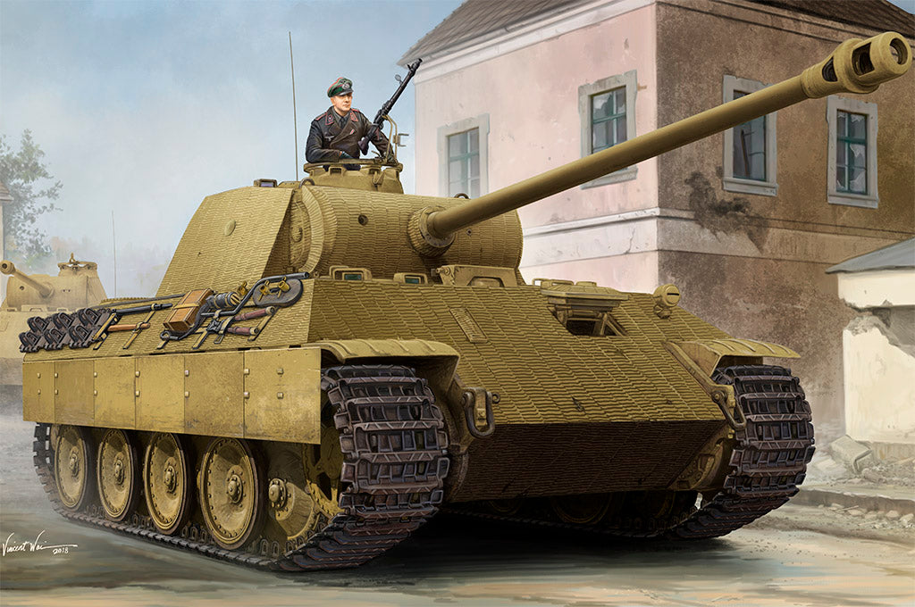 Hobby Boss 1/35 German Sd.Kfz.171 PzKpfw Ausf A with Zimmerit | 6939319245069