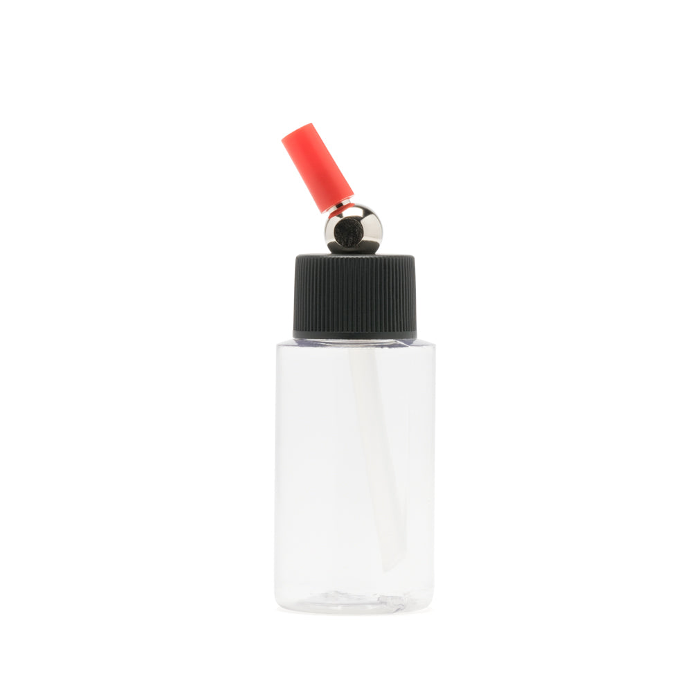 IWATA 1oz Crystal Clear Bottle 1oz / 30ml Cylinder with Adaptor Cap | 734748145111