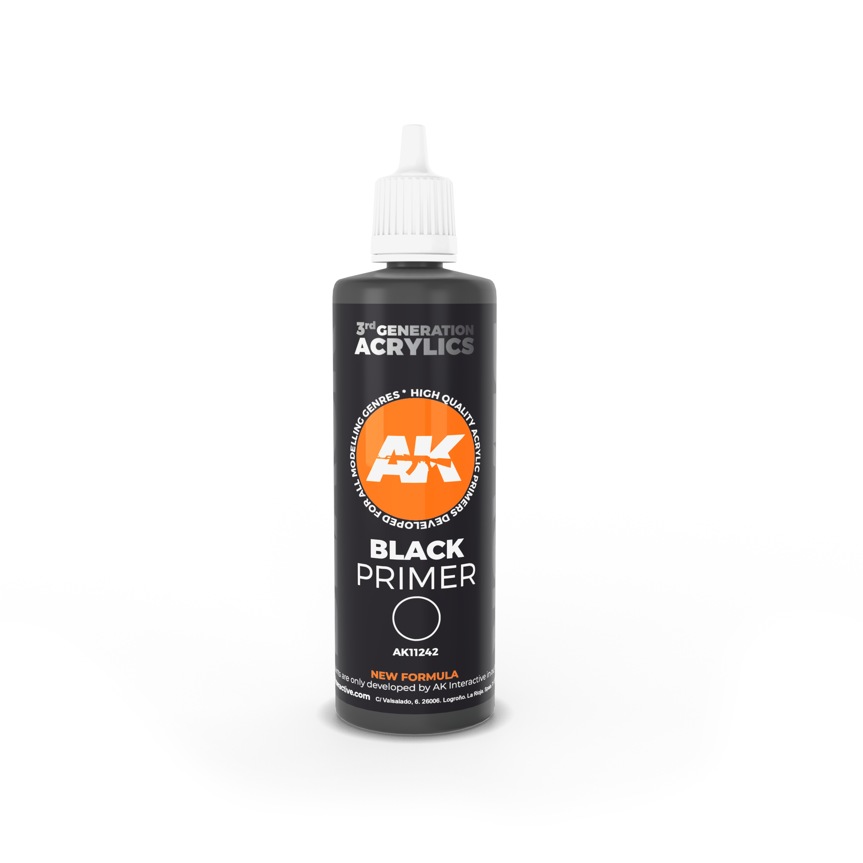 AK Interactive 3G Black Primer 100ml | 8435568306899