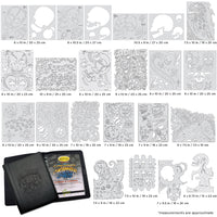 IWATA Artool Skullduggery Set Freehand Airbrush Template by Craig Fraser | 758240311317