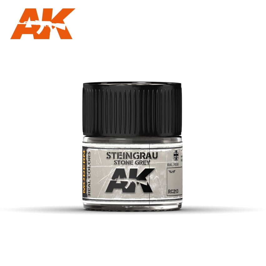 AK Interactive Real Colors Steingrau-Stone Grey RAL 7030 10ml | 8436564925145
