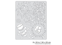 IWATA Artool Curse of Skullmaster Voo Doo Freehand Airbrush Template by Craig Fraser | 758240038160