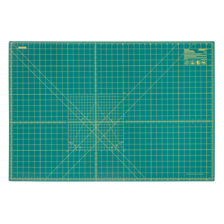 OLFA 24' x 36' Double Sided Rotary Mat, Green (RM-MG) | 091511300130