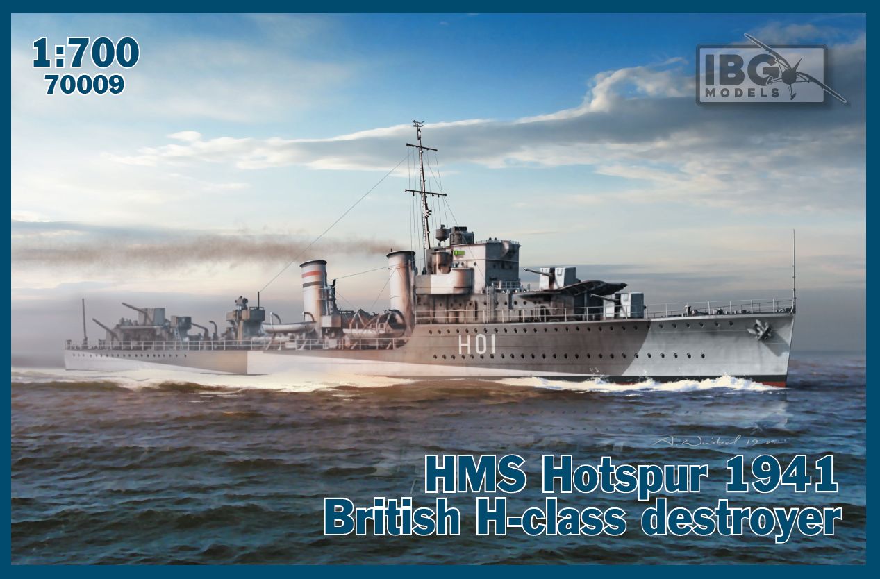 IBG Models 1/700 HMS Hotspur 1941 British H-class destroyer | 5907747901506