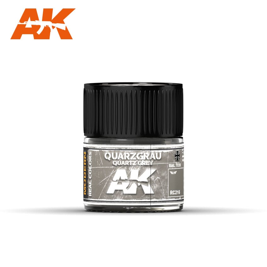 AK Interactive Real Colors Quarzgrau-Quartz Grey RAL 7039 10ml | 8436564925176