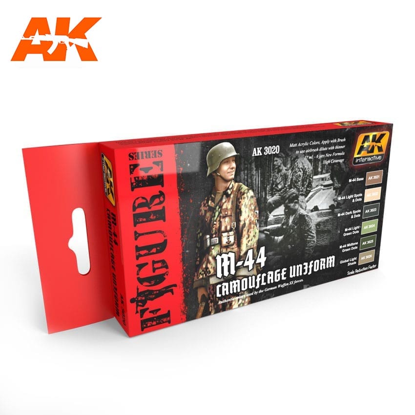 AK Interactive M-44 Camouflage Uniform Colors Set | 8436535573917