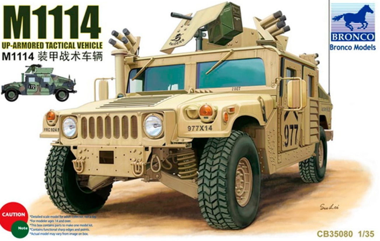 Bronco Models 1/35 M1114 Up-Armored Tactical Vehicle | 4544032673833