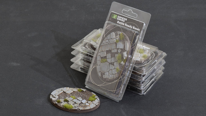 Gamers Grass Battle Ready Bases - Temple - Oval 105mm (x1) | 738956789259