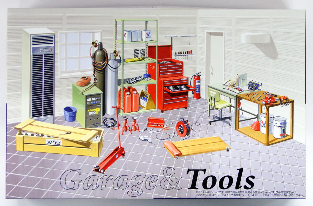 Fujimi 1/24 GT2 No.2 Garage & Tools