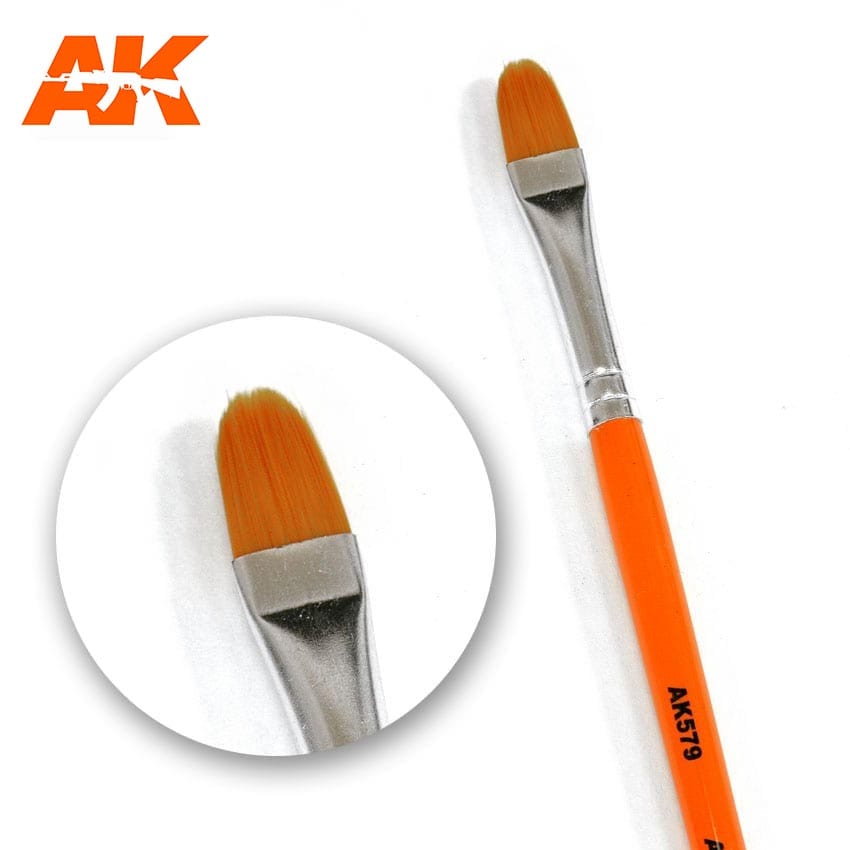 AK Interactive Weathering Brush Rounded | 8436535575799