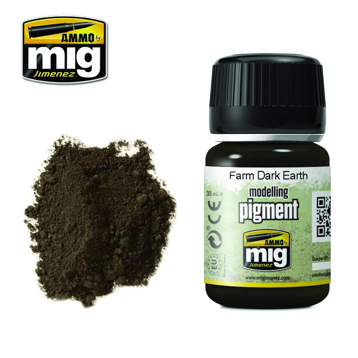 Ammo Mig Farm Dark Earth Pigment | 8432074030270