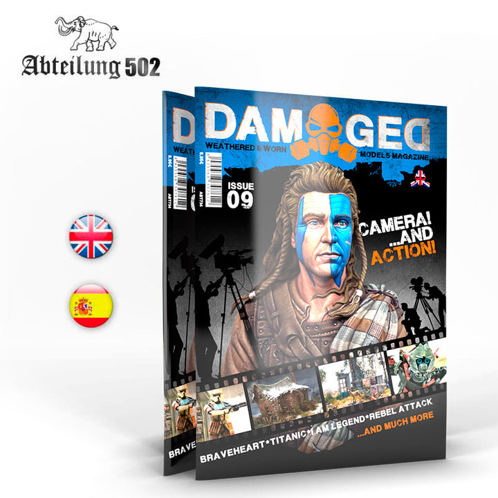 Abteilung502 DAMAGED, Worn and Weathered Models Magazine - 09 (English) | 8435568307612