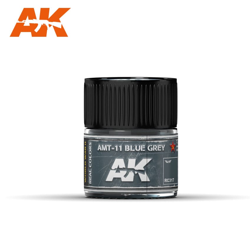 AK Interactive Real Colors AMT-11 Blue Grey 10ml | 8436564926180