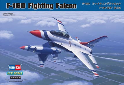 Hobby Boss 1/72 F-16D Fighting Falcon | 6939319202758