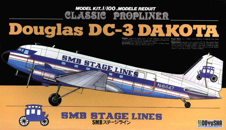 Doyusha 1/100 DOUGLAS DC-3 SMB STAGE LINES | 4975406400203