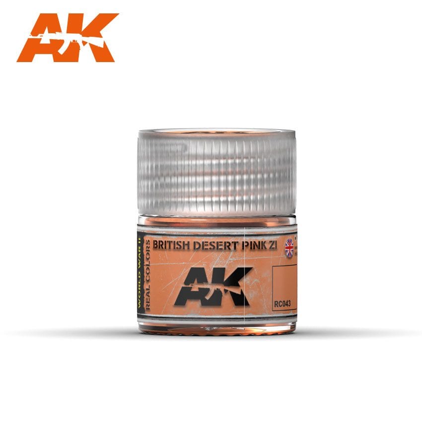 AK Interactive Real Colors Bristish Desert Pink ZI 10ml | 8436564922748