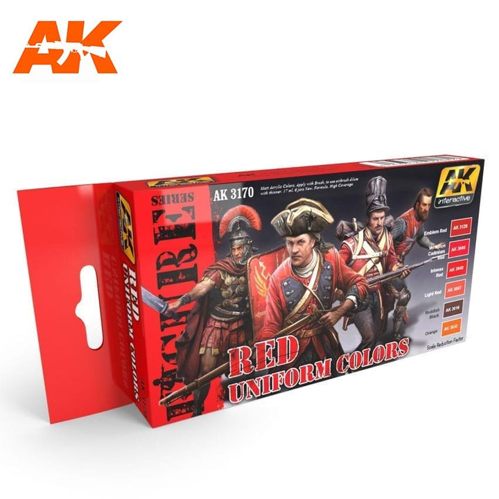AK Interactive Red Uniform Colors | 8436564920829
