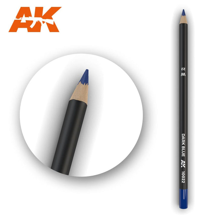 AK Interactive Weathering Pencil - Dark Blue (Box - 5 Units) | 8436564929235