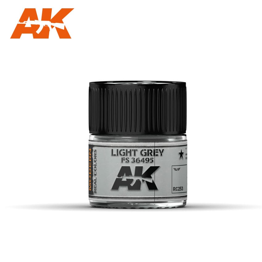 AK Interactive Real Colors Light Grey FS 36495 10ml | 8436564925541