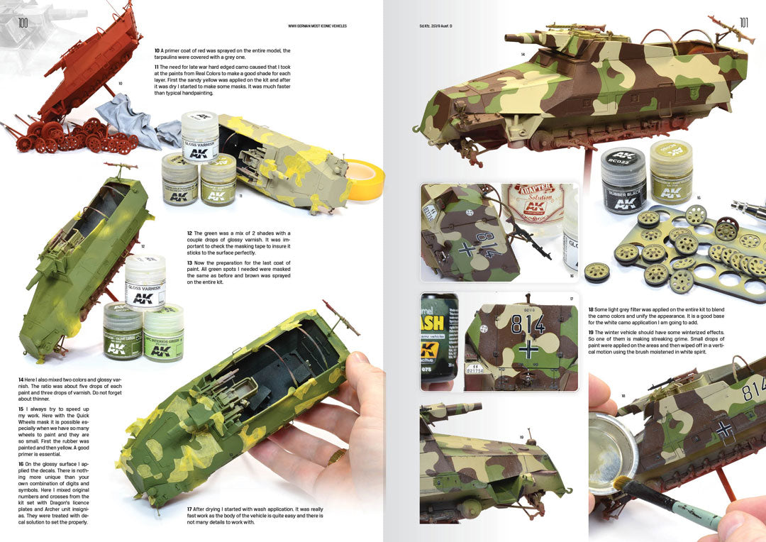 AK Interactive WWII German Most Iconic SS Vehicles. Vol 1 | 8435568308312