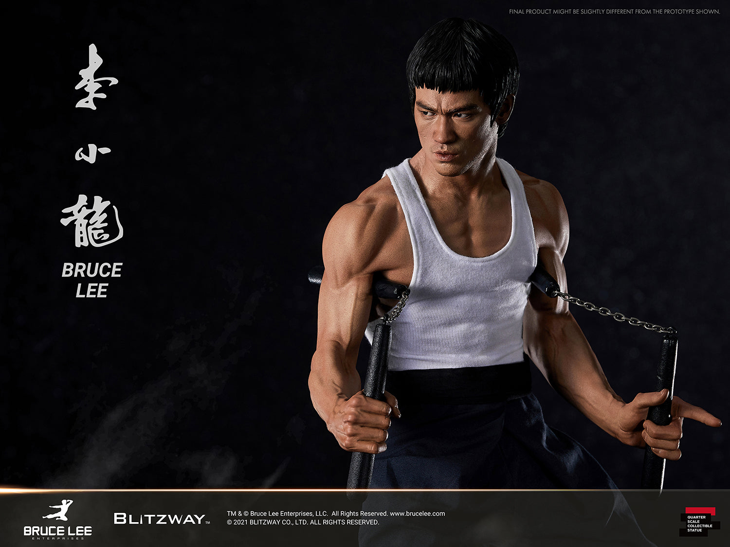Blitzway Bruce Lee: Tribute Statue 1/4th Scale - ver. 4 'Bruce Lee', Hybrid Type Statue
