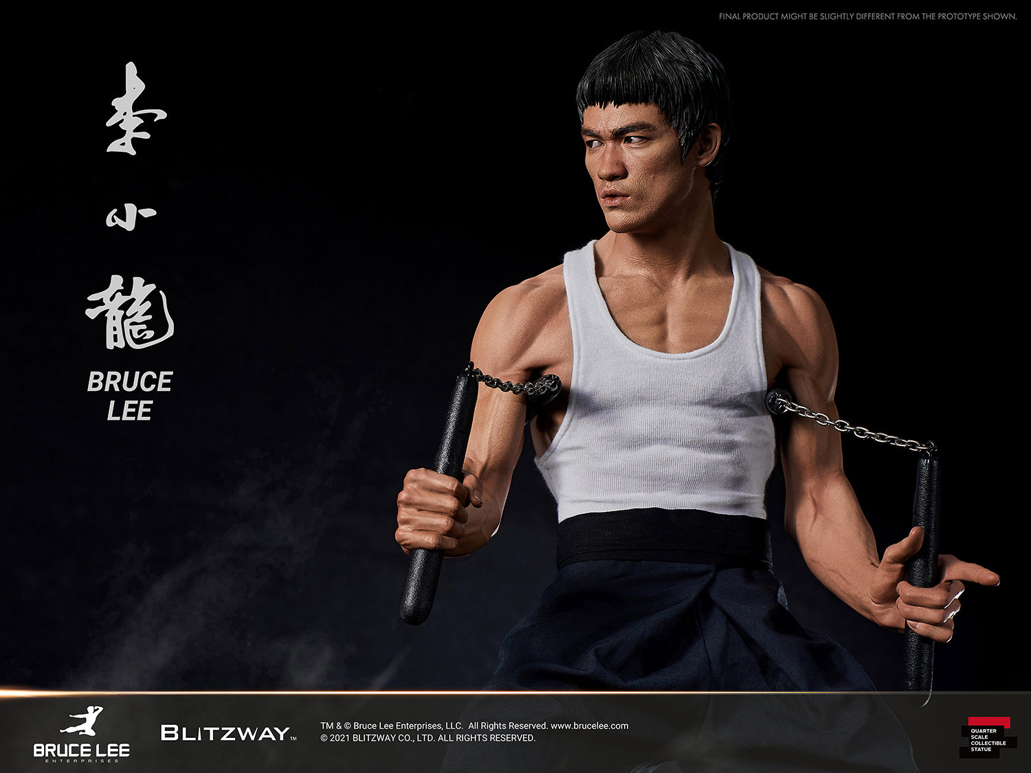 Blitzway Bruce Lee: Tribute Statue 1/4th Scale - ver. 4 'Bruce Lee', Hybrid Type Statue
