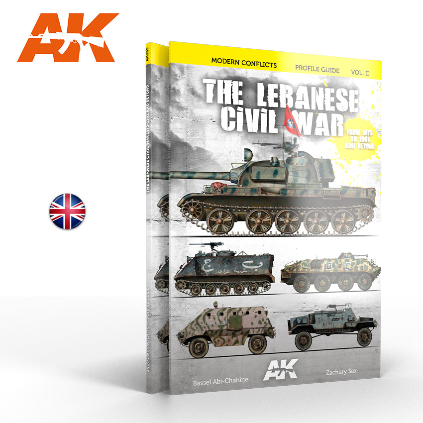 AK Interactive Wars in Lebanon Vol.2 - Modern Conflicts Profile Guide Vol.II
