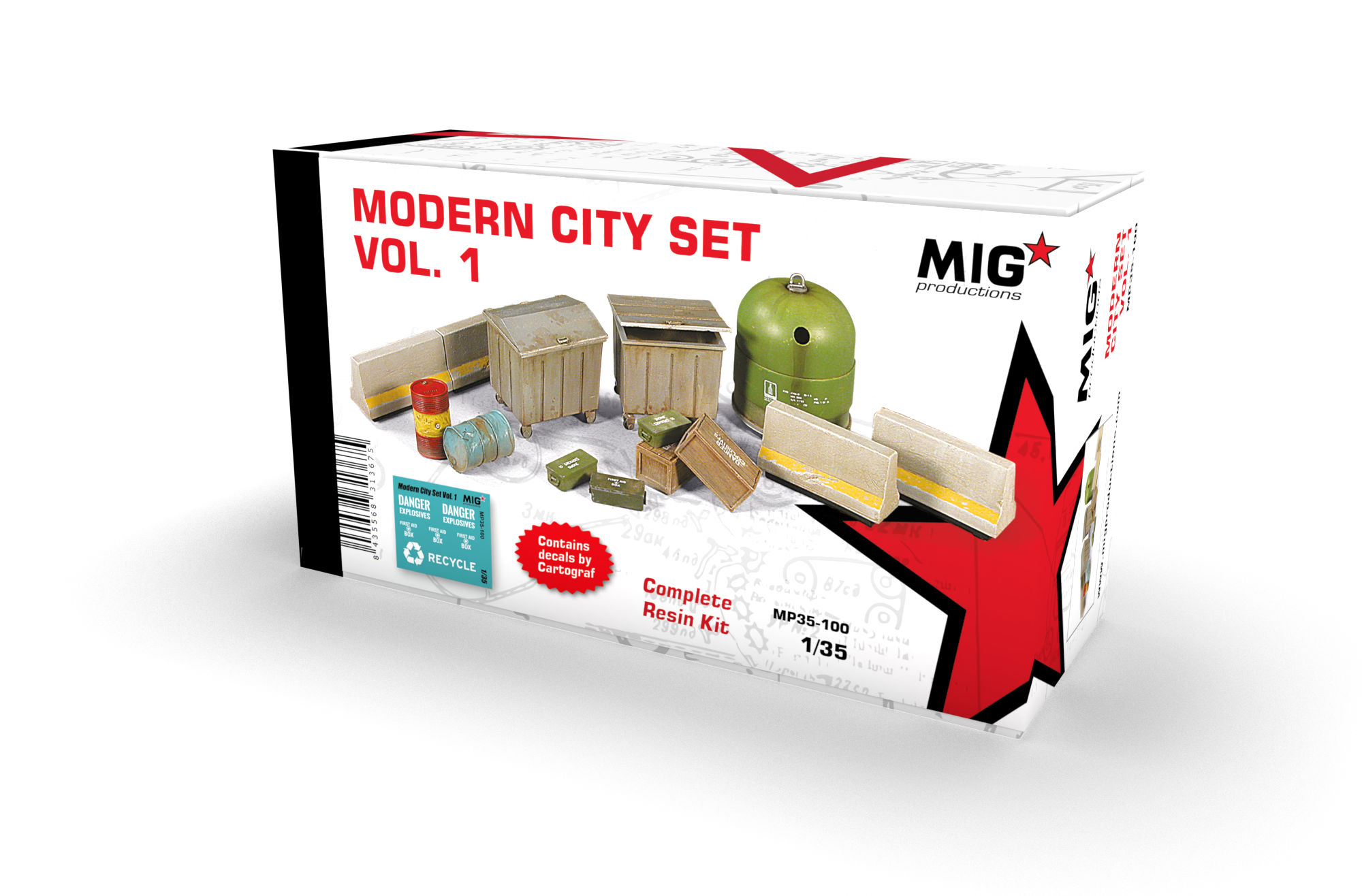 MIG 1/35 Modern City Set Vol.1 | 8435568313675