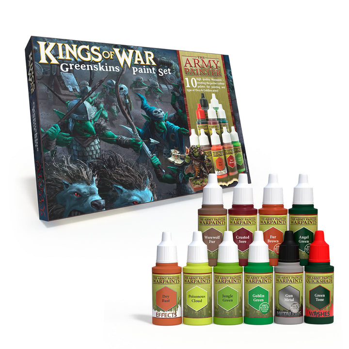 Army Painter Warpaints Kings of War Greenskins paint set | 2580140111777