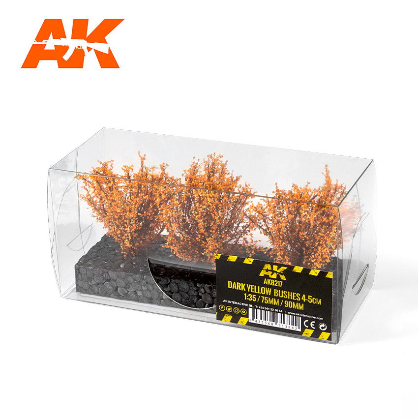 AK Interactive Dark Yellow Bushes 4-6 cm | 8435568313842