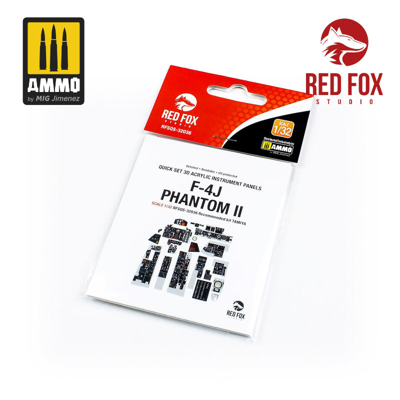Red Fox Studio 1/32 McDonnell DOUGLAS F-4J Phantom II (for Tamiya kit) | 5999571350353
