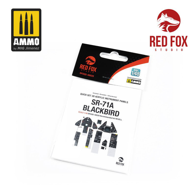 Red Fox Studio 1/48 SR-71A Blackbird(for Revell kit) | 5999571351695