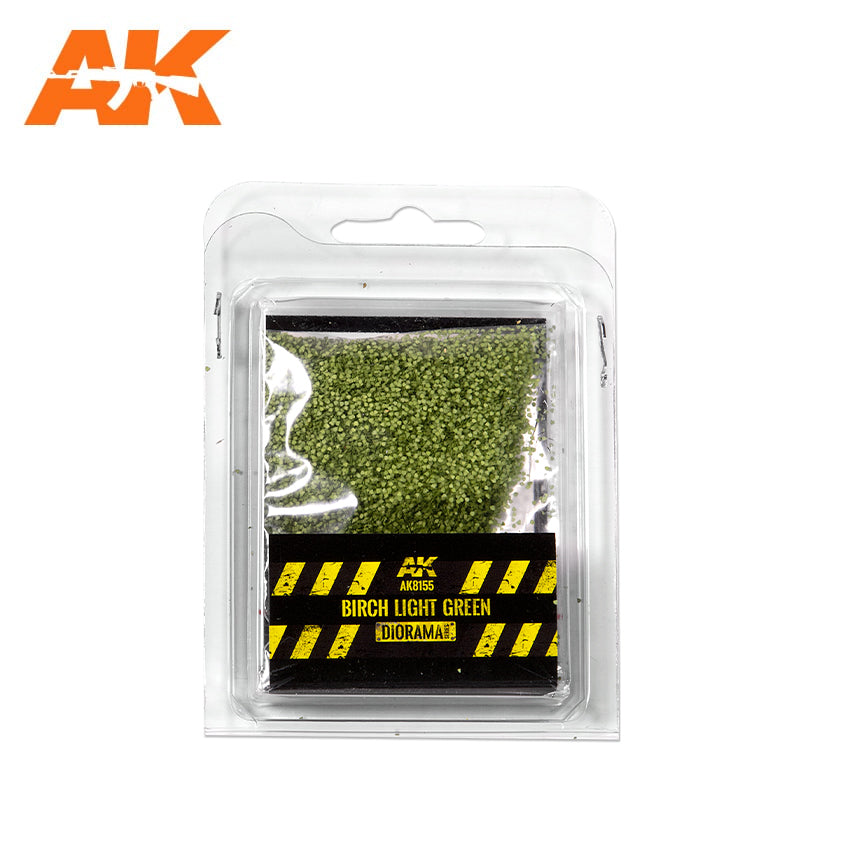 AK Interactive Birch Light Green Leaves - 28mm 1/72 (Bag 7 grams) | 8435568309456