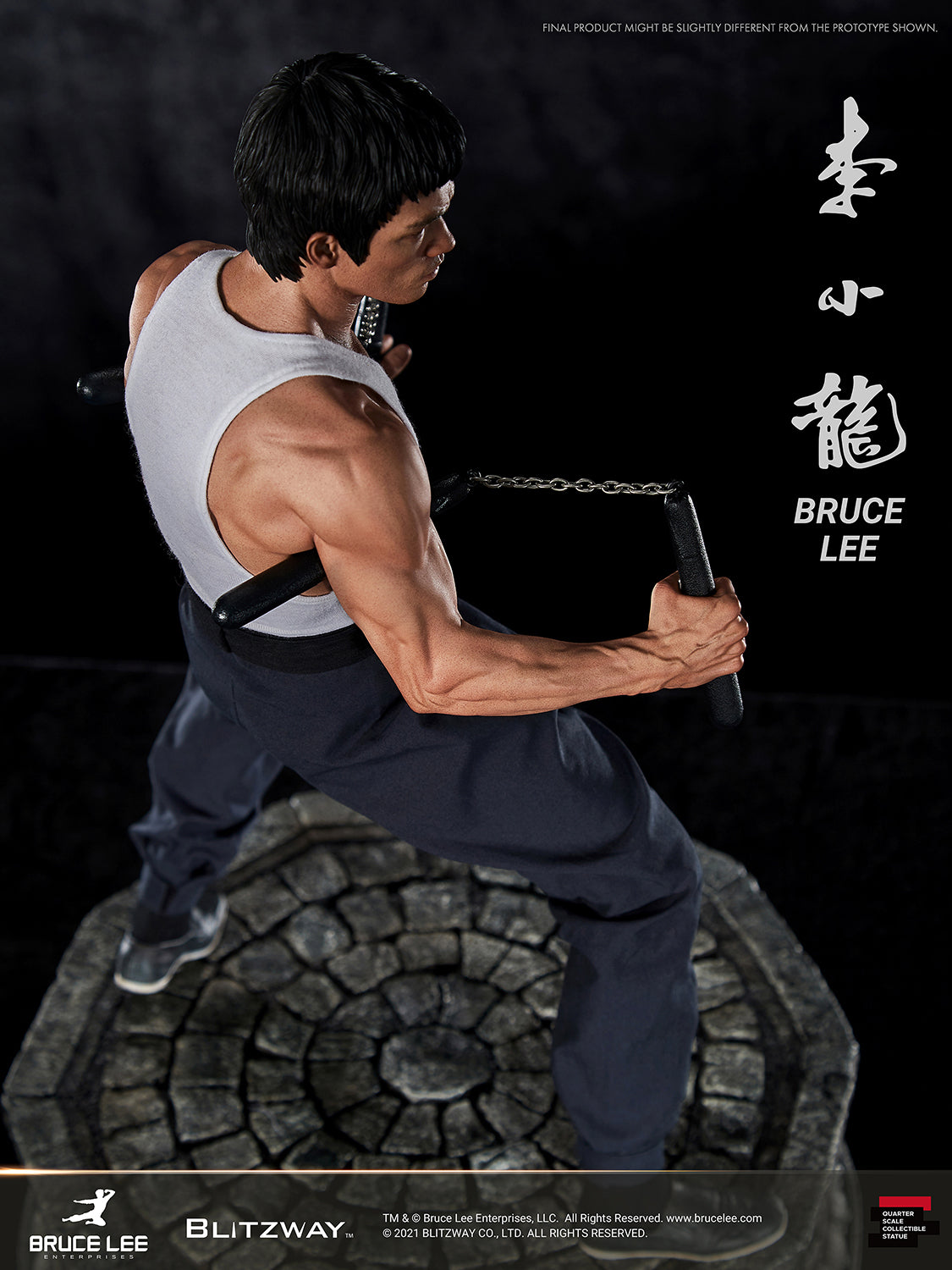 Blitzway Bruce Lee: Tribute Statue 1/4th Scale - ver. 4 'Bruce Lee', Hybrid Type Statue