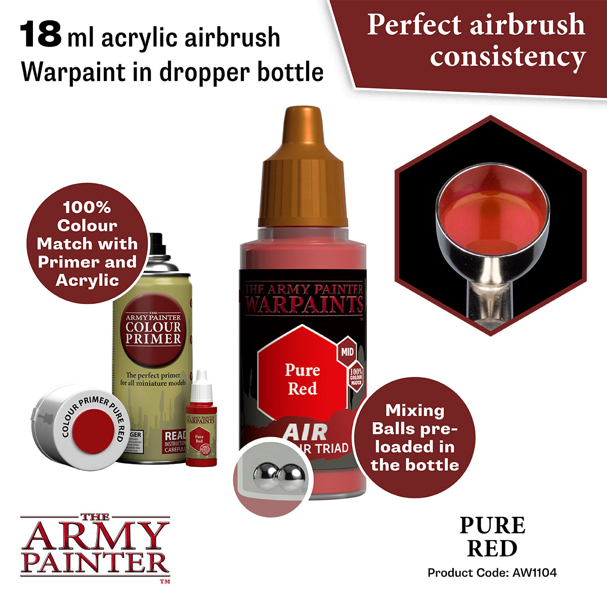Army Painter Air Pure Red | 5713799110489