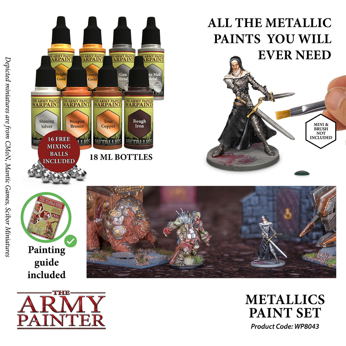 Army Painter Warpaints Metallic Paint Set