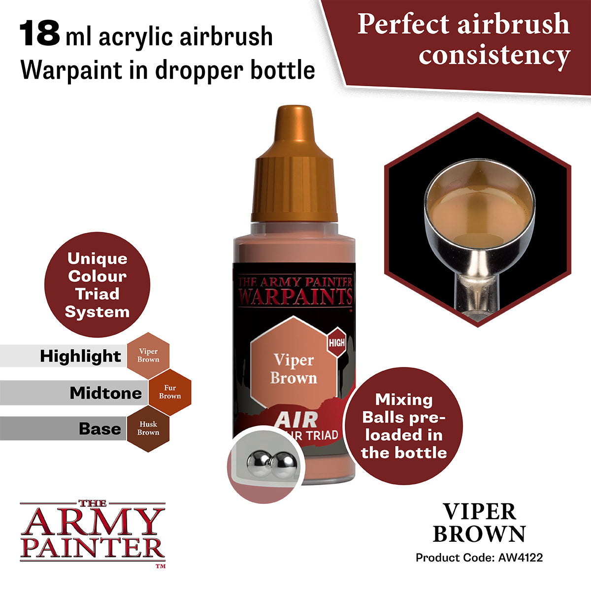 Army Painter Air Viper Brown | 5713799412286