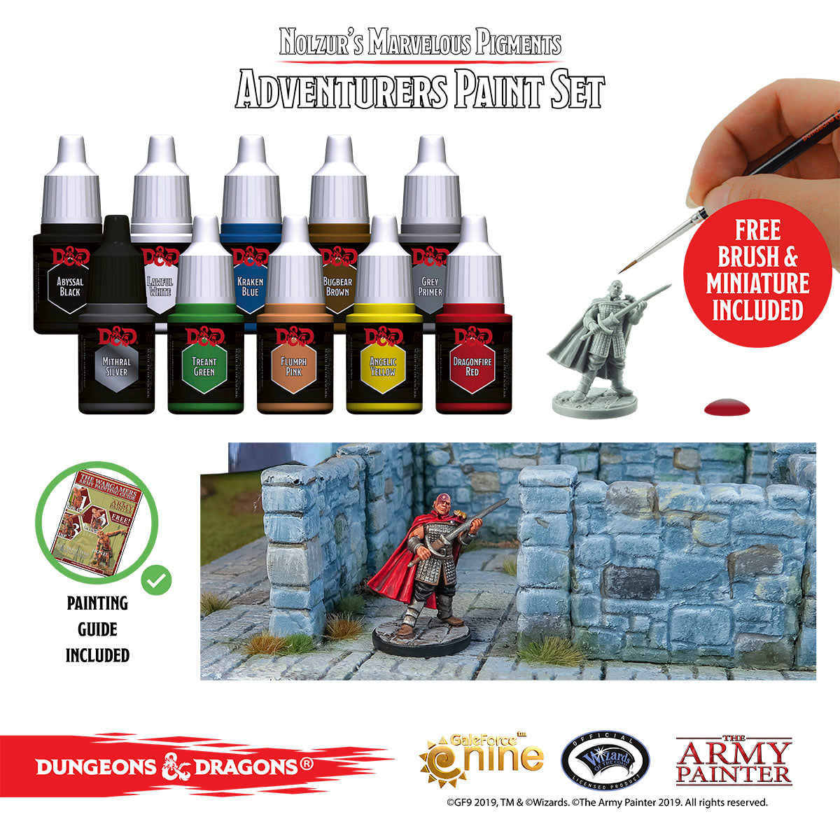 Army Painter D&D Adventurers Paint Set | 5713799750012