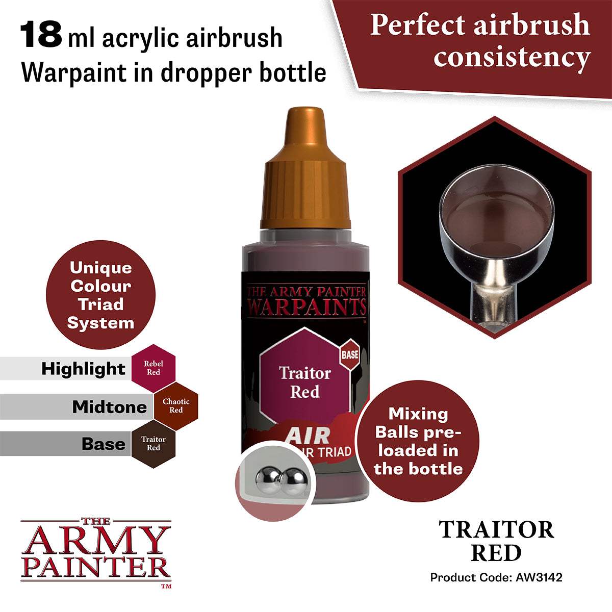 Army Painter Air Traitor Red | 5713799314283