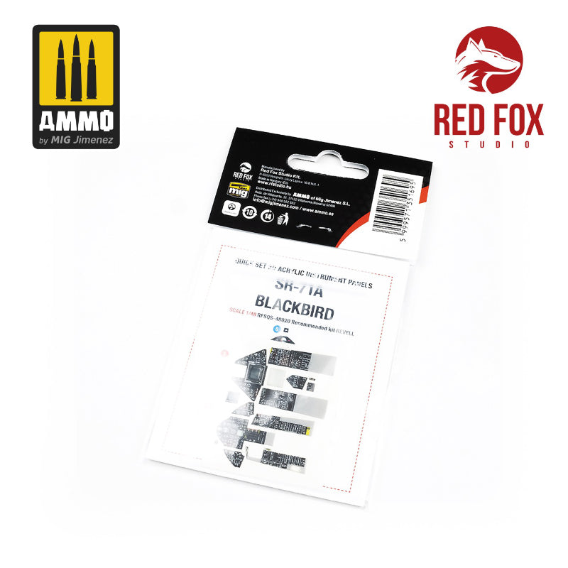 Red Fox Studio 1/48 SR-71A Blackbird(for Revell kit) | 5999571351695
