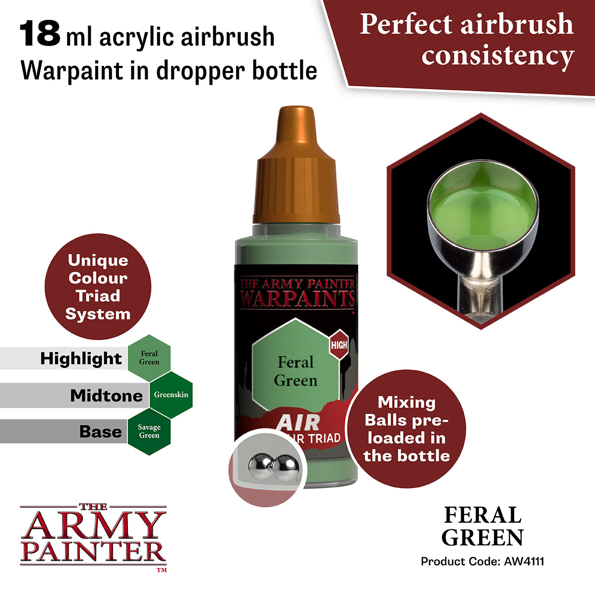Army Painter Air Feral Green | 5713799411180