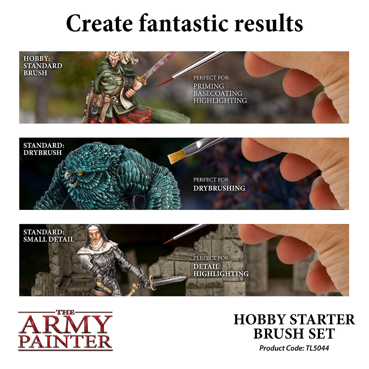 Army Painter Hobby Starter Brush Set | 5713799504400