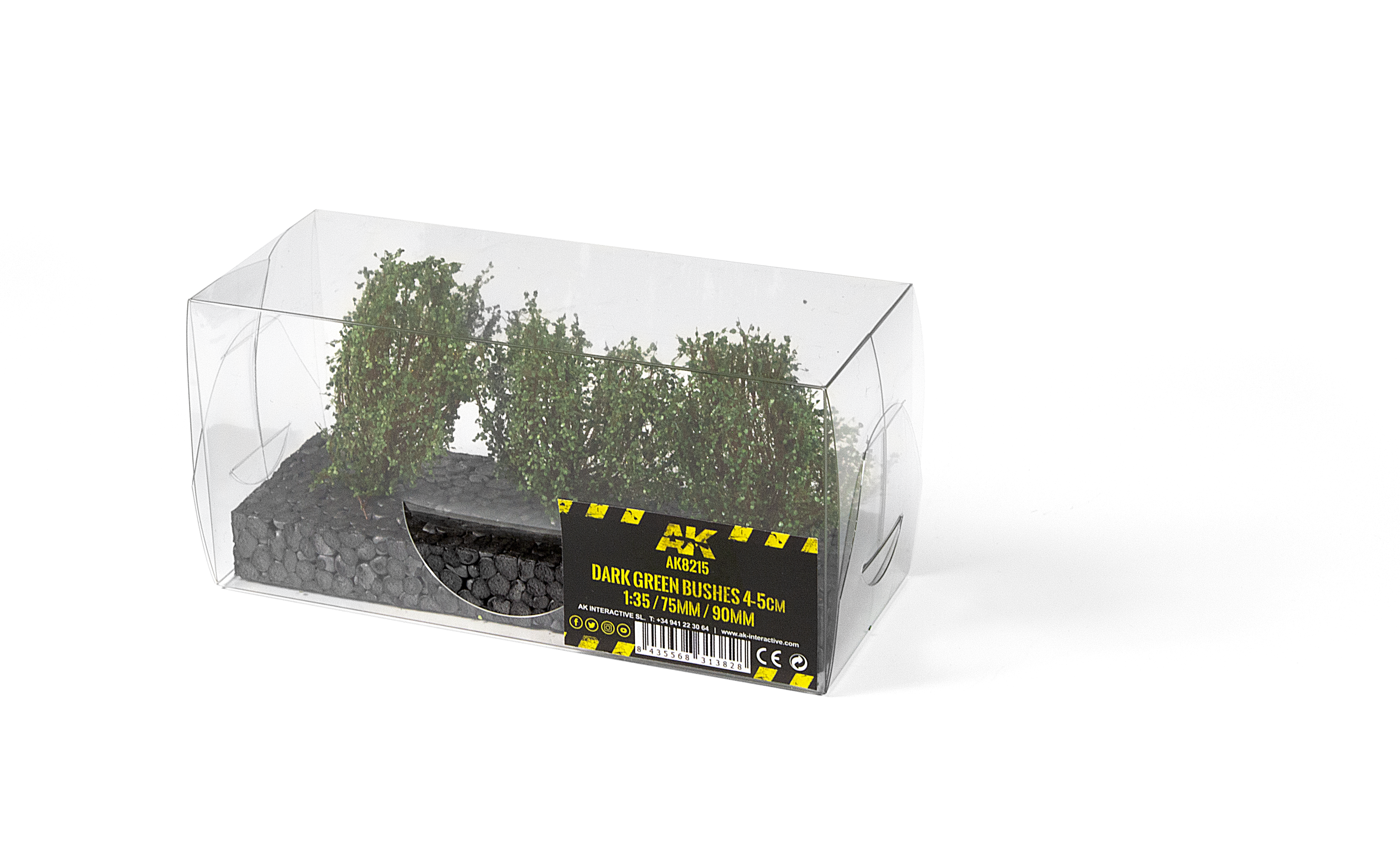 AK Interactive Dark Green Bushes 4-6 cm | 8435568313828