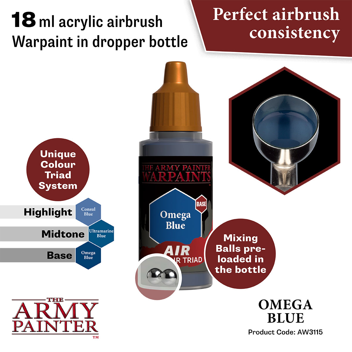 Army Painter Air Omega Blue | 5713799311589