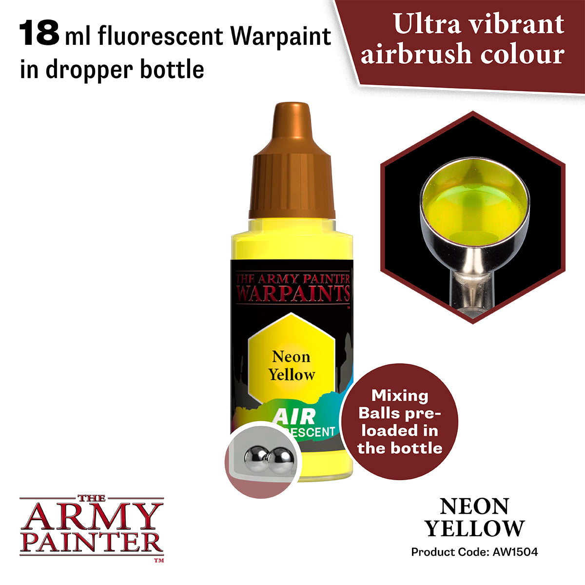 Army Painter Air Neon Yellow | 5713799150485