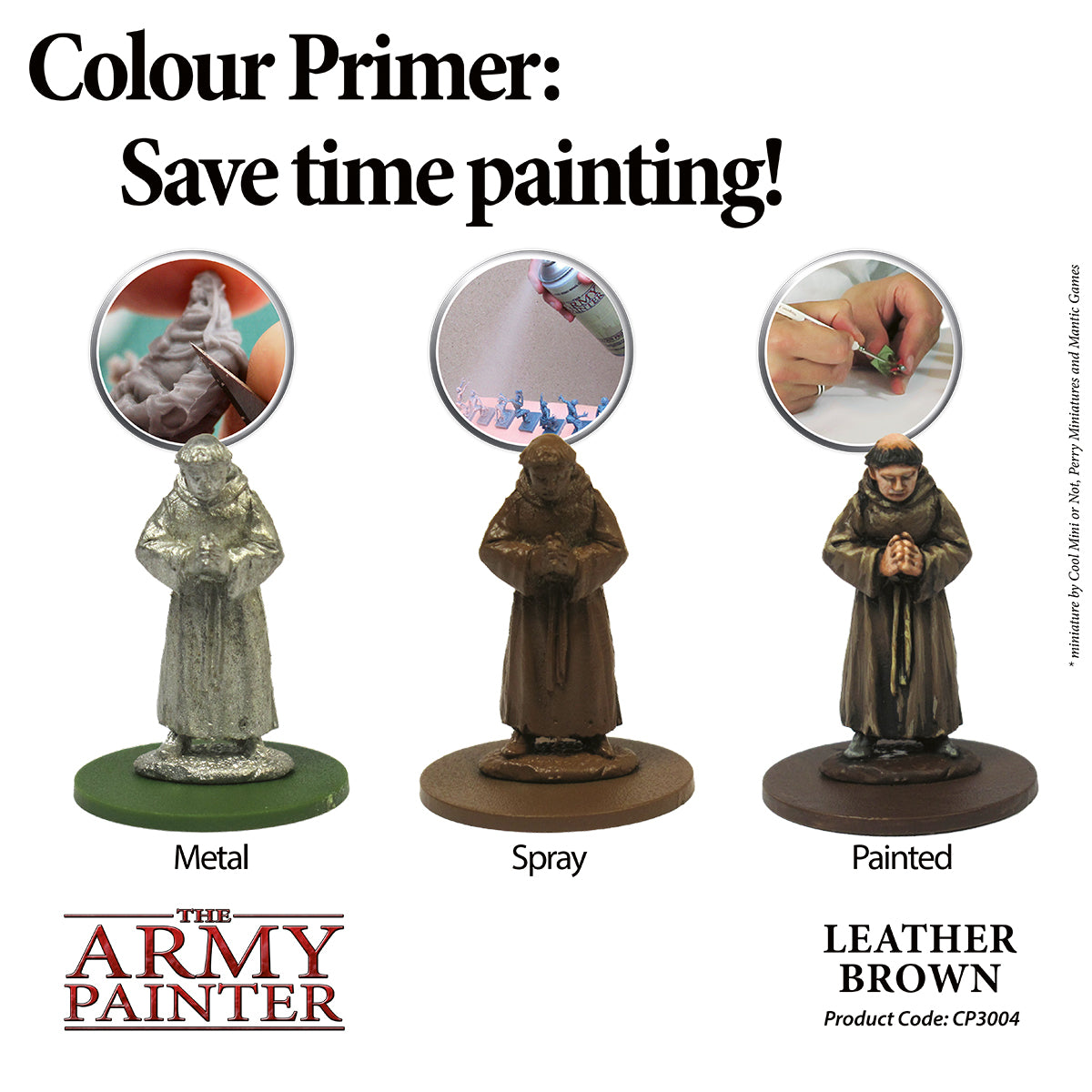 Army Painter Colour Primer - Leather Brown | 5713799300415