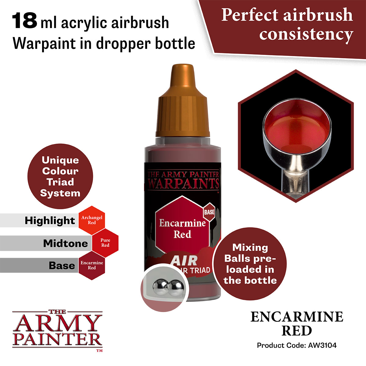 Army Painter Air Encarmine Red | 5713799310483